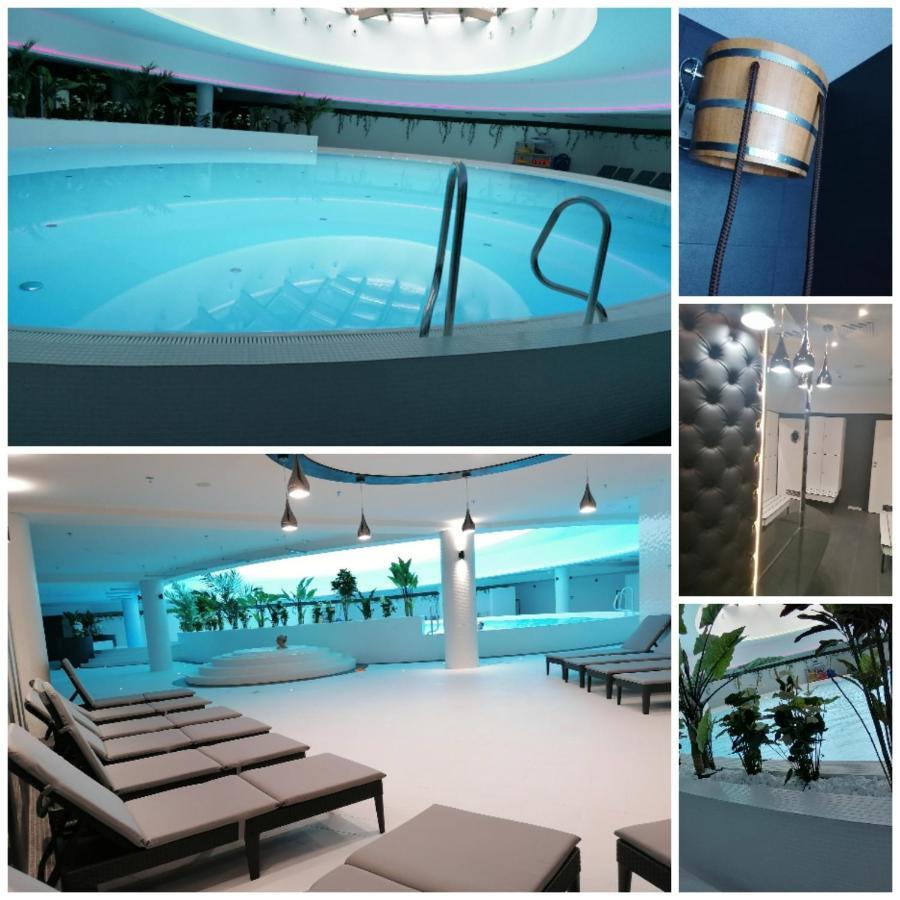 Szczecin Hanza Tower Apartment-Basen 외부 사진