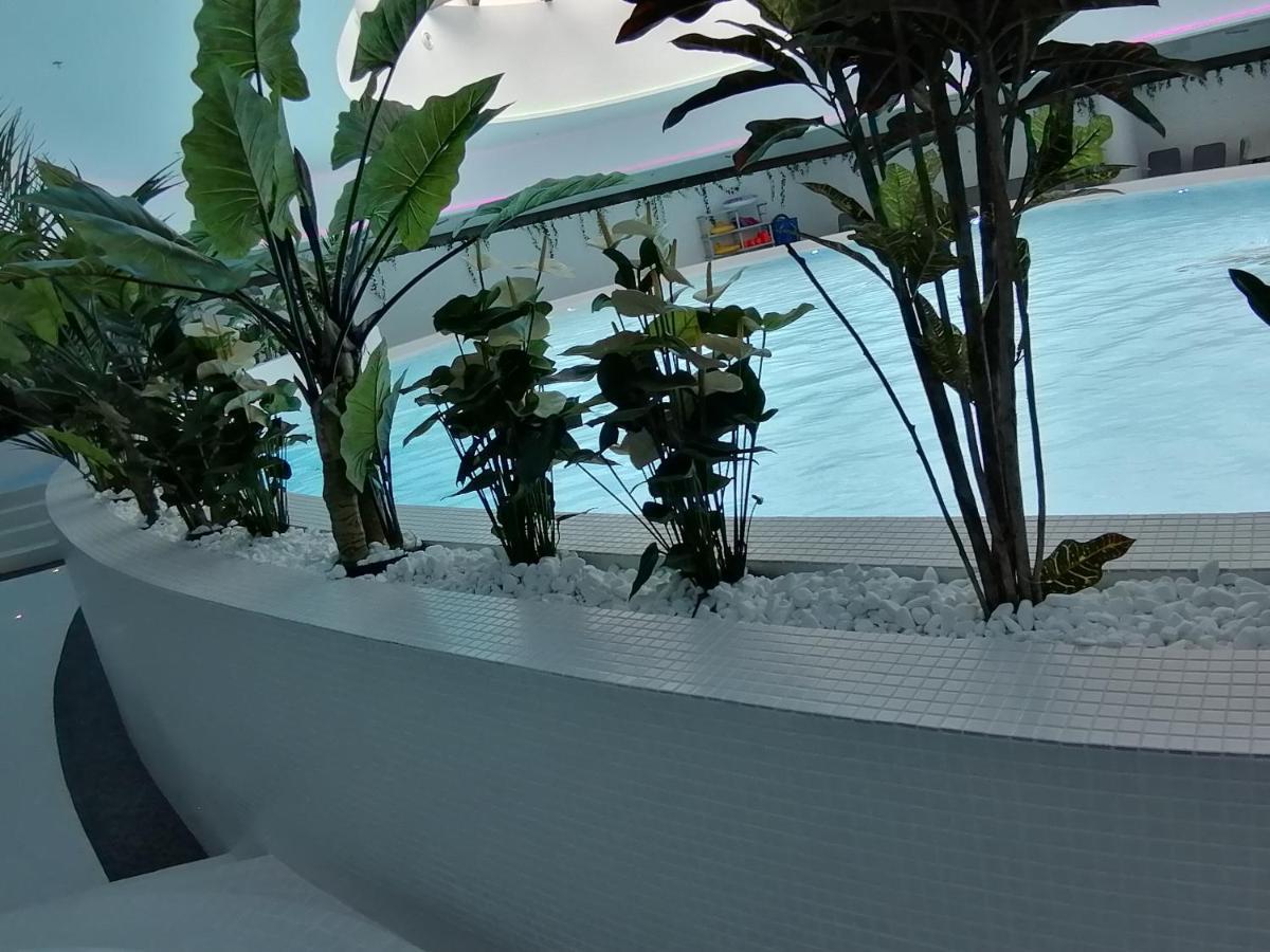 Szczecin Hanza Tower Apartment-Basen 외부 사진