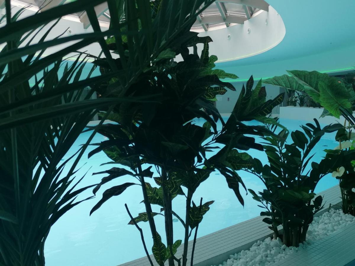 Szczecin Hanza Tower Apartment-Basen 외부 사진