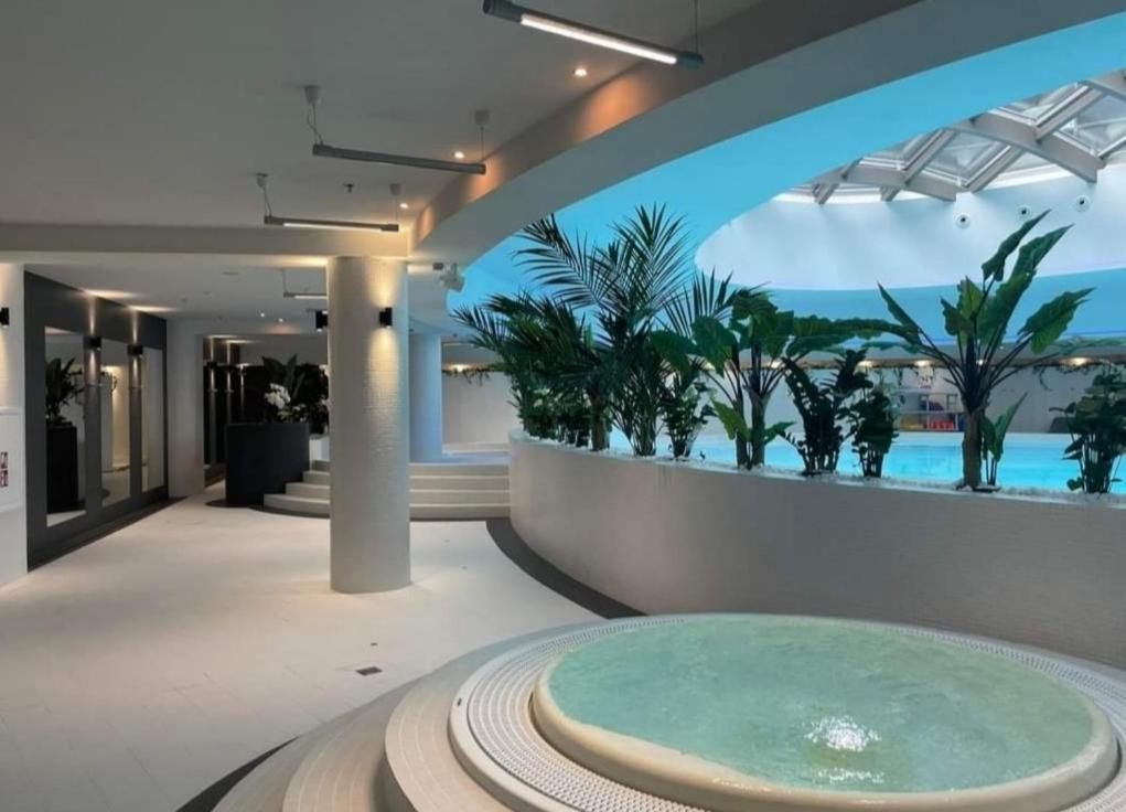 Szczecin Hanza Tower Apartment-Basen 외부 사진