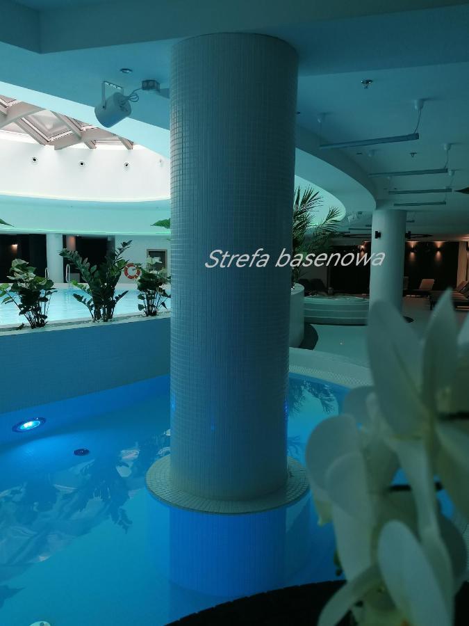 Szczecin Hanza Tower Apartment-Basen 외부 사진