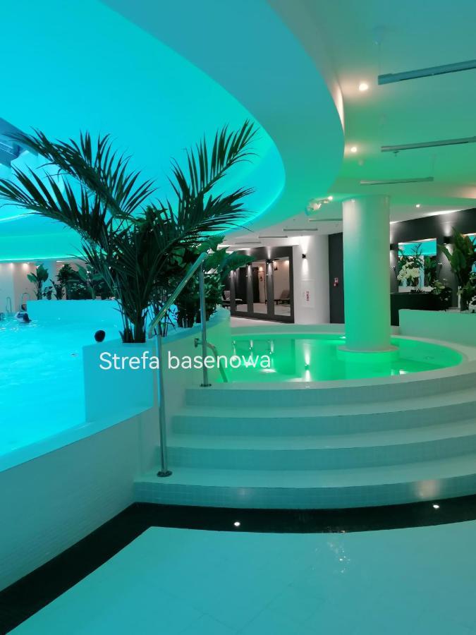 Szczecin Hanza Tower Apartment-Basen 외부 사진