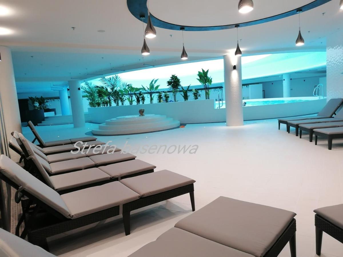 Szczecin Hanza Tower Apartment-Basen 외부 사진